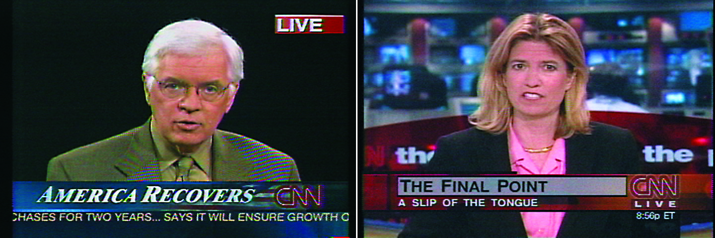 Omer Fast, CNN Concatenated, 2002. Courtesy Omer Fast ; gb agency.